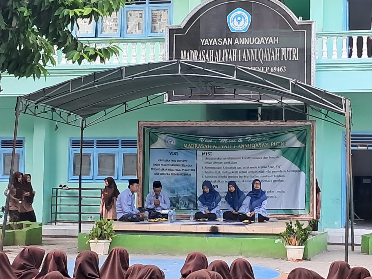Pimpin Apel Perdana, Kepala Baru MA 1 Annuqayah Putri Aja...